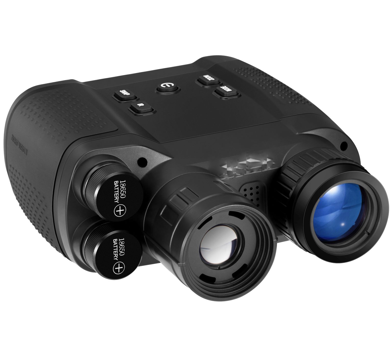 5W powerful IR illuminator, 300m illuminating distance, telecentric lens and 31mm diameter 3.5X objective lens, 1280X960 sensor, 640X360 TFT LCD, active IR laser binocular night vision